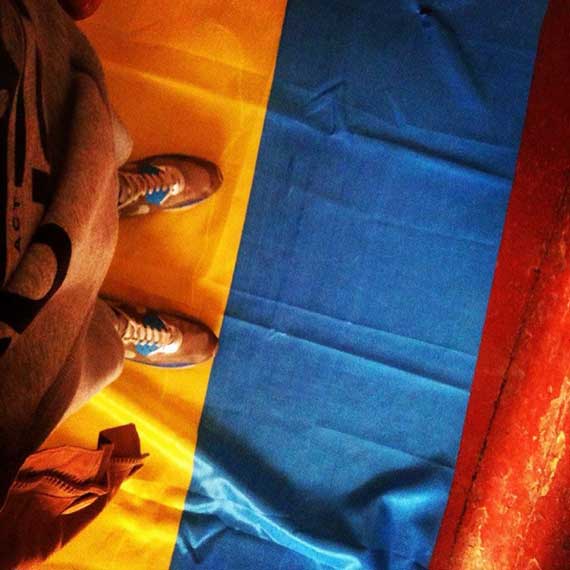 В Славянске будут судить студента за надругательство над государственным флагом (Фото)