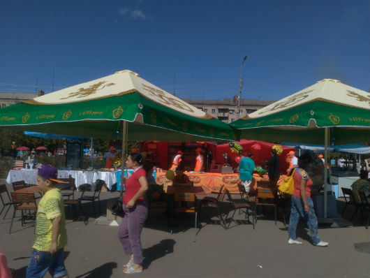 Фестиваль мяса в Славянске в самом разгаре. Фотофакт
