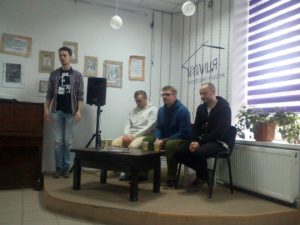 День “Hidden Power of Slavyansk” стартовал творческой встречей с группой “Вагоновожатые”