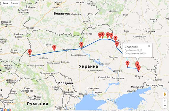 Уже в этом году жители Славянска смогут добраться до Львова прямым поездом