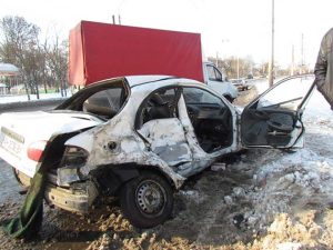 В Краматорске погиб пассажир такси