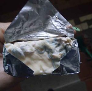 В Славянске покупательнице продали плавленый сырок с плесенью: фотофакт