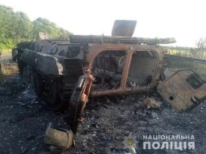 Номер 188: поліцейські ідентифікували у невідомому загиблому жителя Слов’янська, який 5 років тому згорів у танку «ДНР»