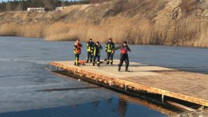 У Лимані рятувальники врятували рибалку, Відео