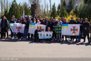 Автопробег в память и поддержку погибшего и раненых  саперов из Славянска