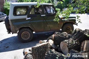 У Маяцкому лісництві затримані троє “чорних лісорубів” – жителів Слов’янського району