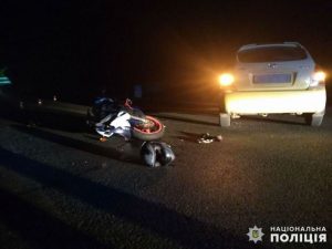 У Слов’янському районі в ДТП постраждав мотоцикліст