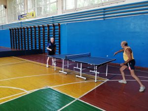 В Славянске продолжаются Спортивные игры среди пенсионеров, ветеранов труда и спорта.