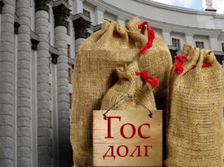Общий госдолг Украины в июле вырос почти на два миллиарда гривен