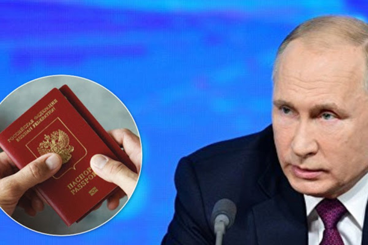 Путин распространил свой указ о раздаче паспортов на весь Донбасс