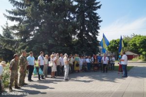 У День незалежності у Слов’янську провели заходи на честь Тараса Шевченка та в пам’ять про загиблих при звільненні міста