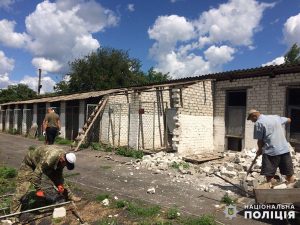 Вблизи Славянска полицейские восстанавливают кинологический центр