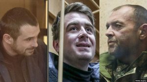 Освобожденные Россией моряки уже в Киеве