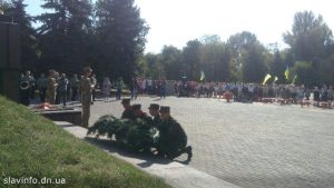 Мітинг-реквієм «З пам’яттю в серці» на честь 76-ї річниці визволення Слов’янська