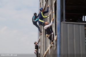 У Слов’янську проходять змагання пожежників- рятувальників