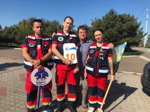 Команда медиков из Донетчины победила на чемпионате бригад ЭМП «Запорожские медицинские соревнования« Бердянская волна 2019»