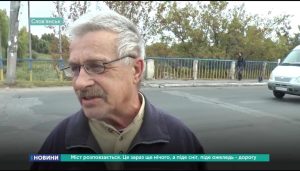 В Славянске разрушается мост через реку Казенный Торец