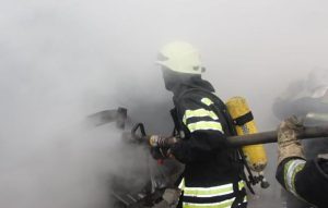 Пожар в общежитии «Медик» в Славянске