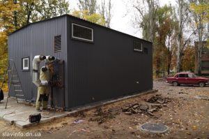 У Слов’янську монтується модульна котельня для опалення п’яти будинків