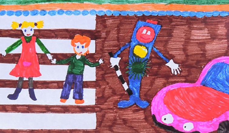 В Краматорске прошел первый этап Украинского хештег-марафона, посвященного ПДД