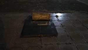 Очередной акт вандализма в Славянске