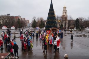 Святкування Нового року на Соборній площі