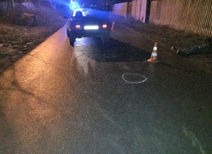 В Краматорске автомобиль насмерть сбил нетрезвого пешехода