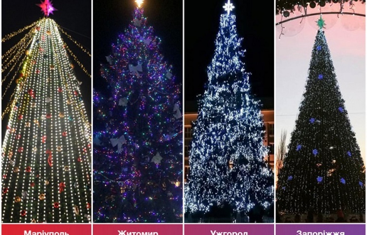 Мариупольская ёлка вошла в ТОП-5 лучших в Украине
