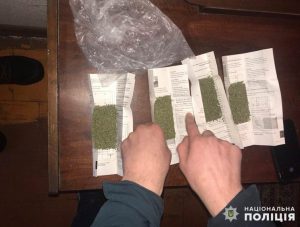 У жителя Слов’янська поліцейські вилучили запас канабісу