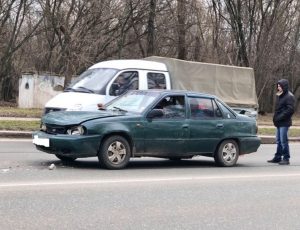 В Краматорске произошло ДТП с участием инкассаторского автомобиля