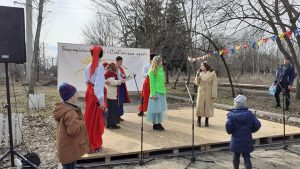 В сквере “Мрия” отпраздновали Масленицу