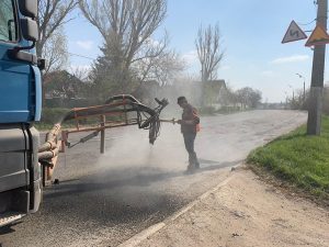 В Славянске начат ремонт на полностью разбитом участке дороги на улице Олекси Тихого