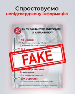 Карантин 14 апреля не закончится. СБУ опровергла фейк