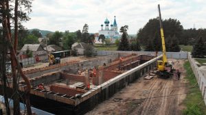 В Святогорске возводят новый корпус госпиталя для ветеранов войны за 89 млн гривен