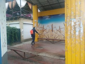 Славянского городского отдела полиции подезинфицировали