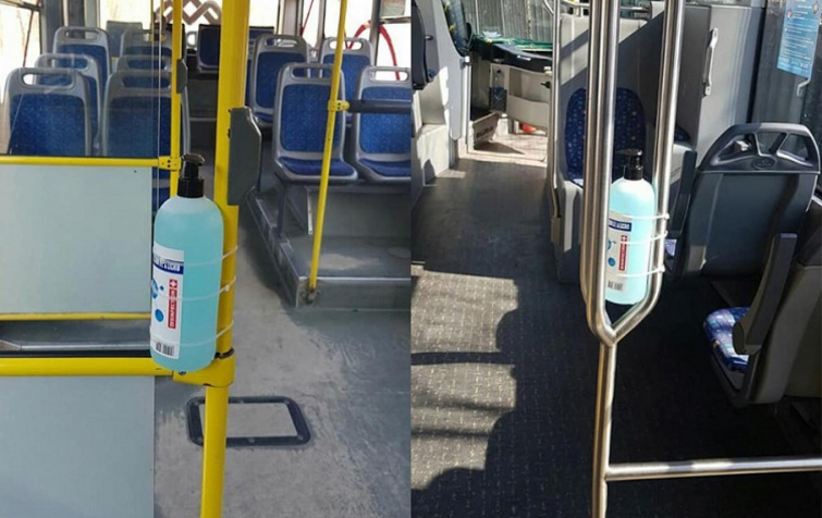 В Краматорске сливают антисептик в общественном транспорте на опохмелку