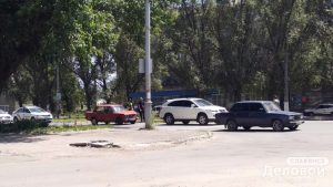 Очередное ДТП на Вокзальной в Славянске. ВАЗ “догнал” BYD