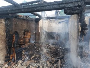 Пожар на “Химике” в Славянске. Горел частный дом