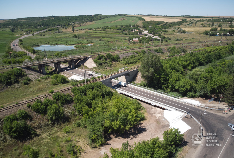 На Донеччині капітальні ремонти трьох мостів завершено з випередженням графіку