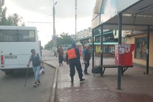 У Слов’янську рятувальники здійснили дезінфекцію 39 зупинок громадського транспорту