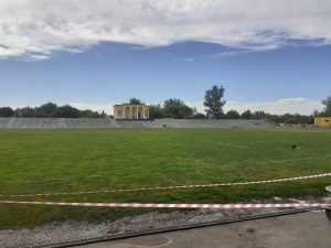 Готовність 73%: в Слов’янську реконструкція стадіону імені Скиданова триває за графіком