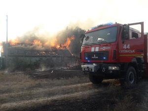 В Харьковской и Луганской областях горит более 1 тыс. га леса, есть жертвы
