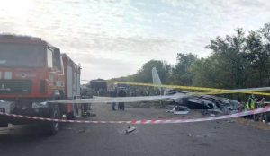 Сегодня на месте падения самолета в Харьковской области нашли еще одно тело погибшего