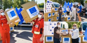 На 50 476 доларів США: ЄС і ПРООН передали медикам Донеччини захисні респіратори