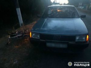В Славянском районе «Фиат» сбил школьницу на велосипеде