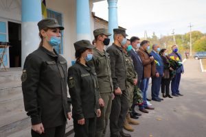 Військовослужбовці 15 Слов’янського полку прийняли участь у відкритті пам’ятника воїнам, що загинули в роки Другої Світової війни