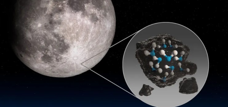 NASA впервые нашло воду на освещенной стороне Луны