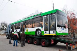 Славянск получил четвертый новый троллейбус