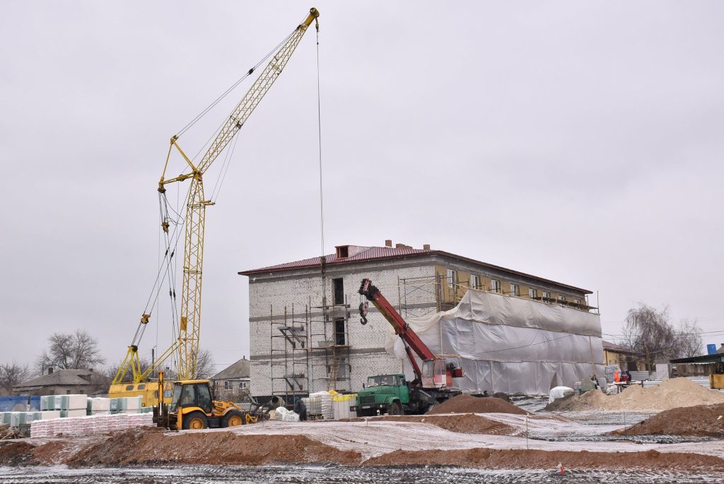 У Лимані повним ходом йде будівництво сучасного комплексу з велоспорту