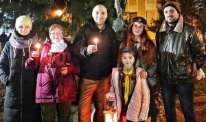 Історична подія: пластуни Донеччини привезли Вифлеємський Вогонь Миру на Франківщину
